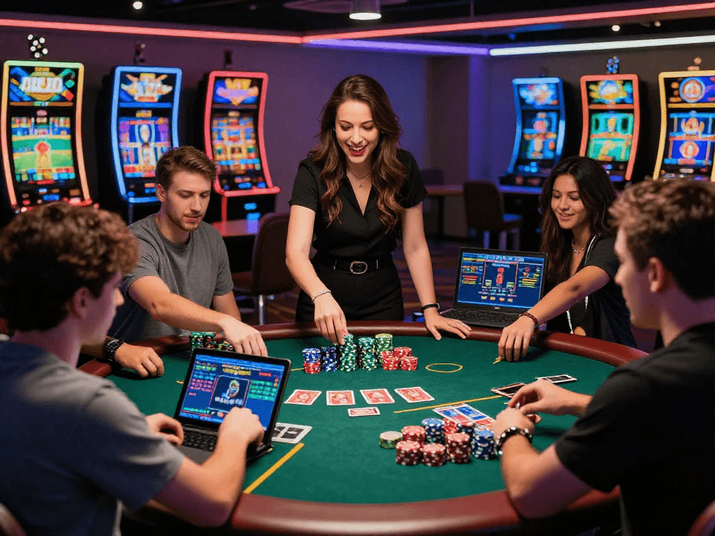 Players enjoying live games at MB66, showcasing the excitement of online gambling.